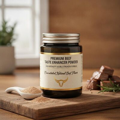 Premium Beef Taste Enhancer Powder High Intensity Double Strength Formula Concentrated Natural Beef Flavor